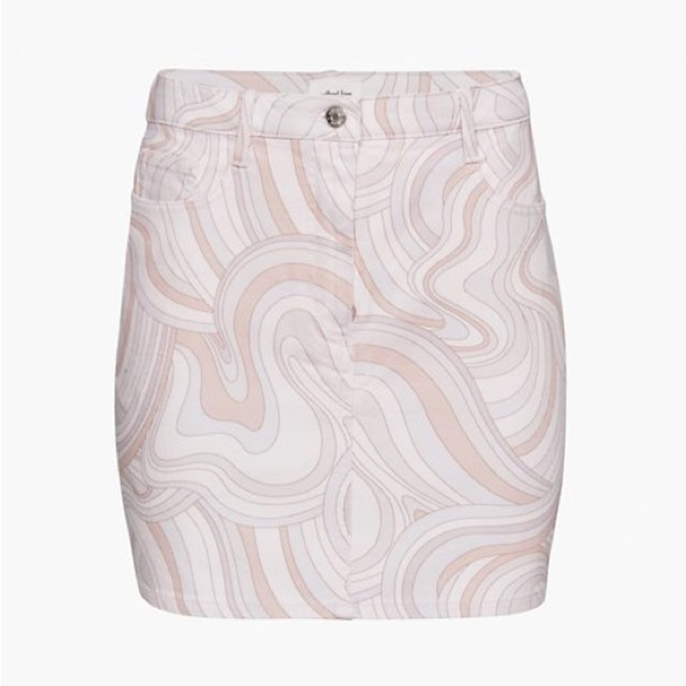 Aritzia Wilfred Free Date Mini Jean Skirt
